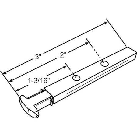 Strybuc T Head Pivot Bar 62-553
